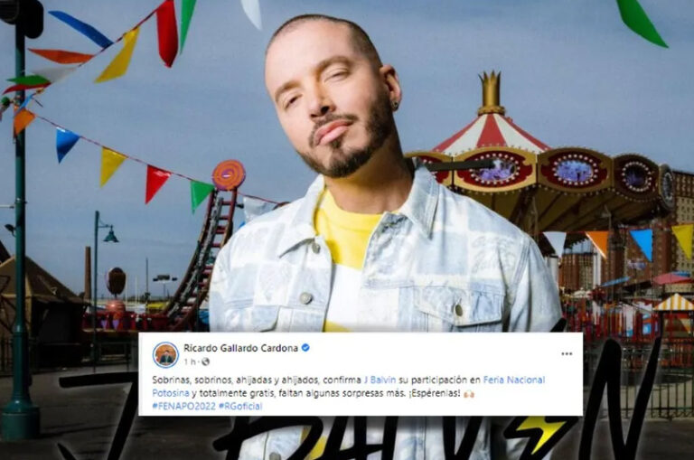J Balvin se presentará en la Feria Nacional Potosina