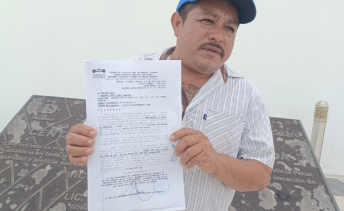 hombre demuestra inocencia